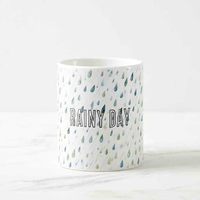 Mug Gouttes de pluie Jour de pluie (Centre)