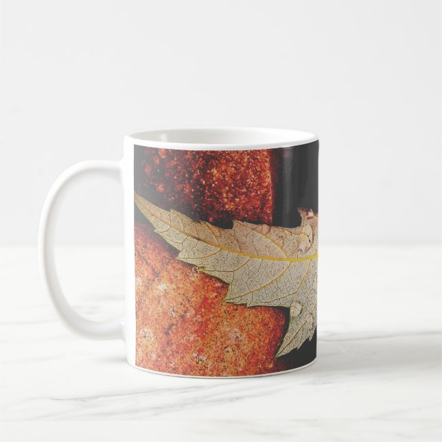 Mug Gouttes de pluie sur une feuille (Gauche)