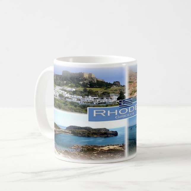 Mug GR Grèce - Rhodes - (Devant gauche)