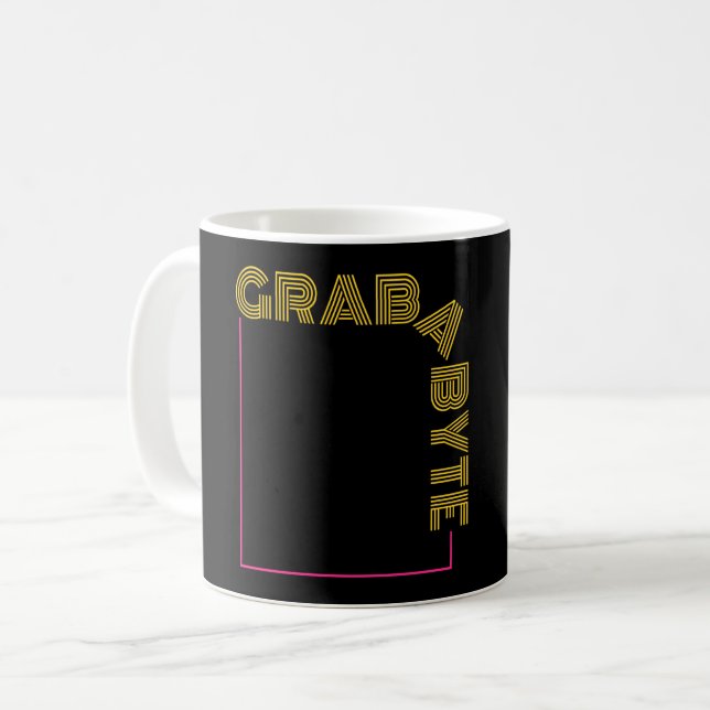 MUG GRAB A BYTE - PROGRAMME PUN (Devant gauche)
