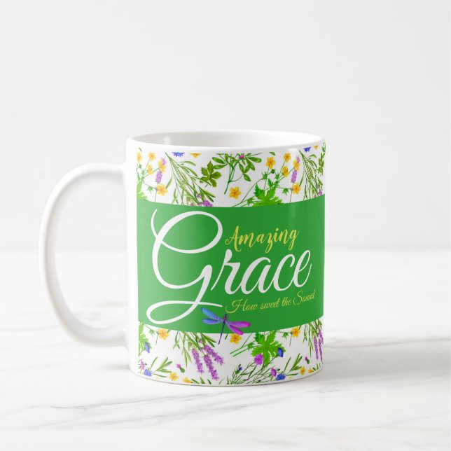 Mug Grâce incroyable Réseau de printemps  (Gauche)