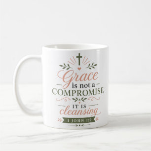 Mug Grâce Pas Compromis C'est une citation biblique pu