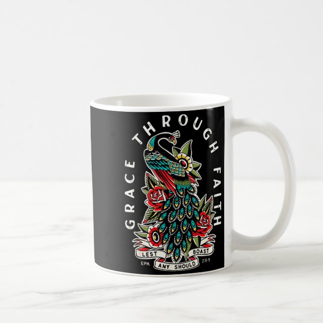Mug Grace Through Faith Lest Any Should Boast Pea Chri (Droite)