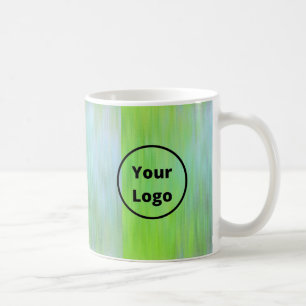 Mug Gradient bleu et vert texturé