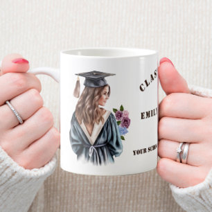 Mug Graduate Girl Graduate University College School