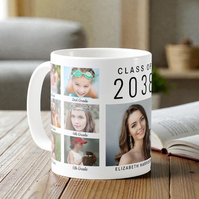 Mug Graduate Photo Collage Graduation (Graduate Photo Collage Graduation Coffee Mug)