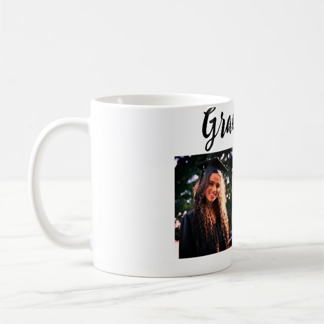 Mug Graduation ajouter nom classe de 20xx félicitation (Gauche)