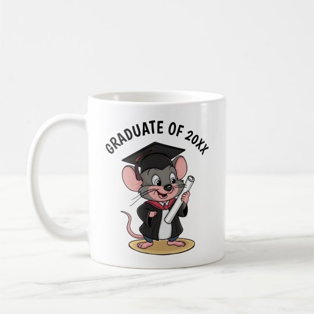 Mug Graduation de la souris personnalisée (Gauche)