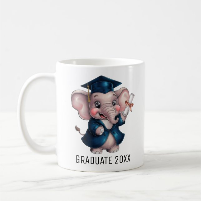 Mug Graduation des éléphants (Gauche)