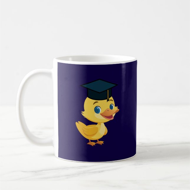 Mug Graduation Duck Duckie Duckling (Gauche)