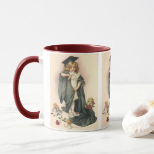 Mug Graduation vintage, Félicitations diplômés!