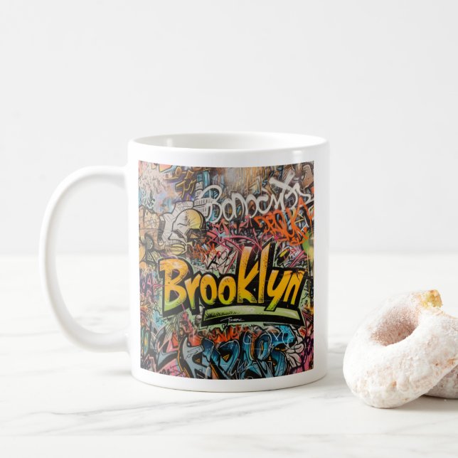 Mug Graffiti Brooklyn (Avec donut)