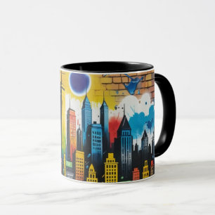 Mug Graffiti coloré Art Design