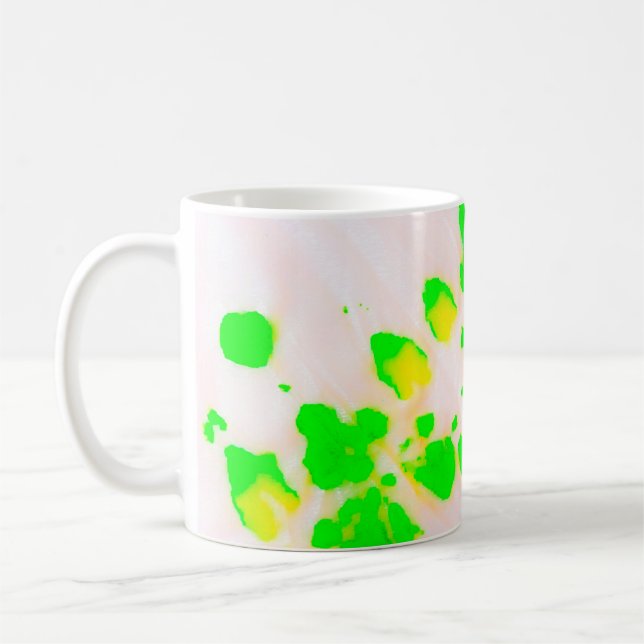 Mug Graffiti d'art sale. Ikat Abstrait (Gauche)