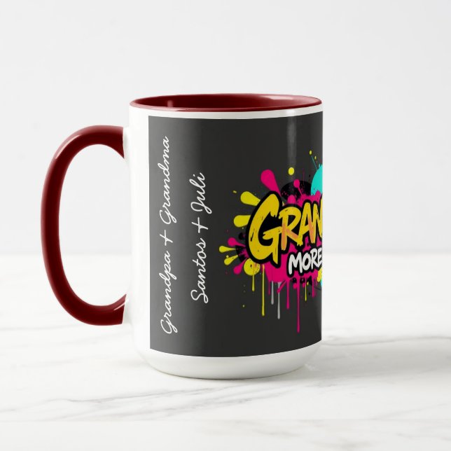 Mug Graffiti des grands-parents - Jour des grands-pare (Gauche)