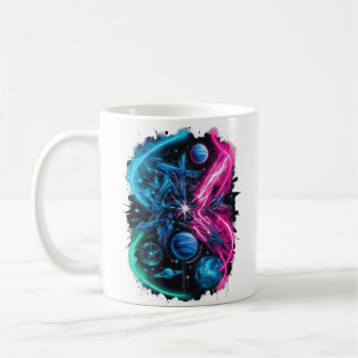 Mug Graffiti galactique - Art de rue