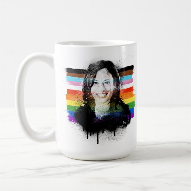 Mug Graffiti inclus Kamala Harris Pride (Gauche)