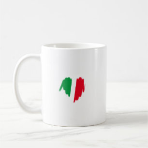 Mug Graffiti italien pulvérisé Graphique de coeur