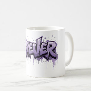 Mug Graffiti Lavender Infinity "FOREVER"