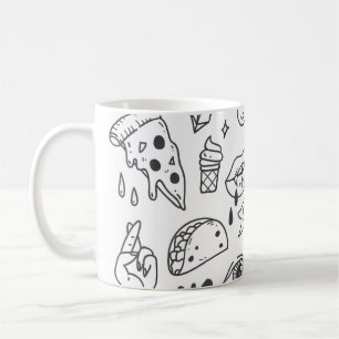 Mug Graffiti mignon : Doodle Art Set.