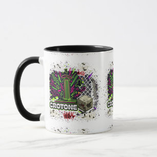 Mug Graffiti Néon Urbain Colonne de Crotone