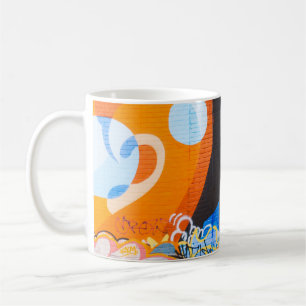 Mug Graffiti orange et bleu
