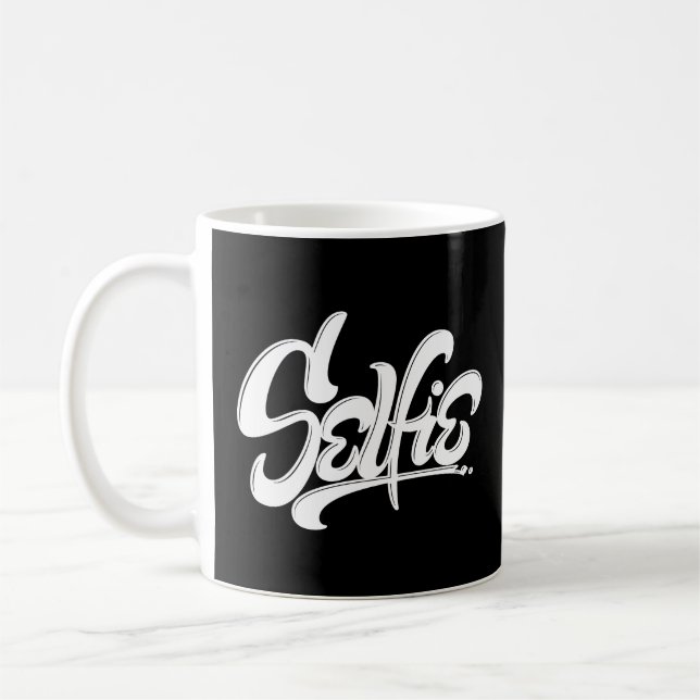Mug Graffiti Selfie Street Art Lettres (Gauche)