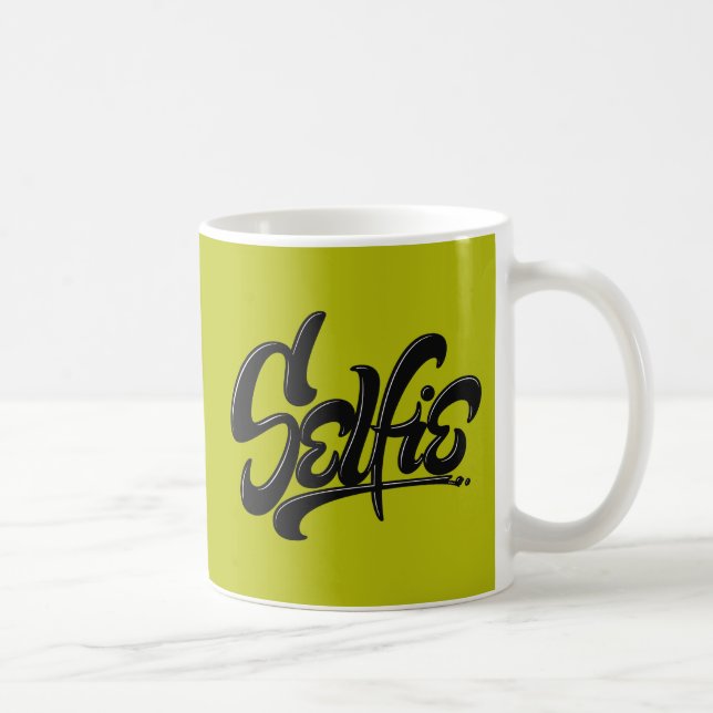 Mug Graffiti Selfie Street Art Lettres (Droite)