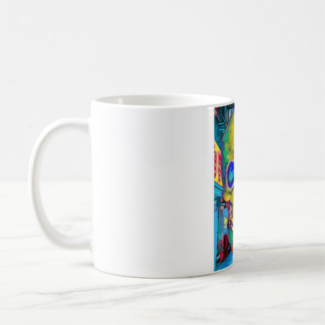Mug Graffiti Skull City (Gauche)