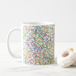 Mug Graffiti Splatter Motif Abstrait