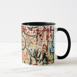 Mug Graffiti sur un mur