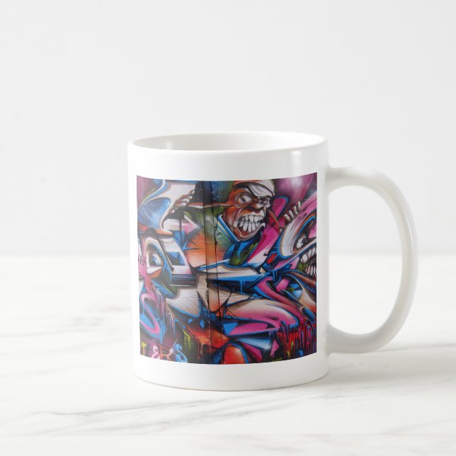 Mug Graffiti urbain de Gangster (Droite)