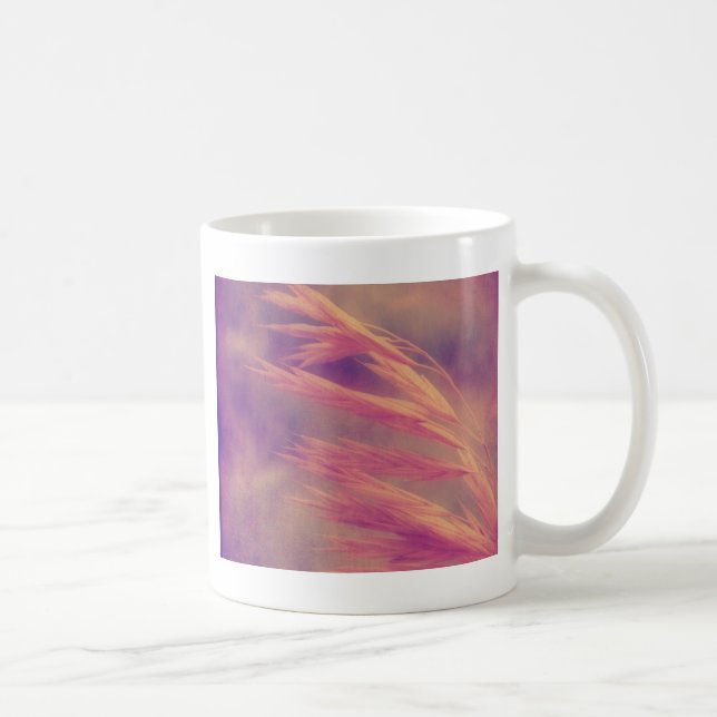 Mug Graine d'herbe violet Art numérique de brume (Droite)