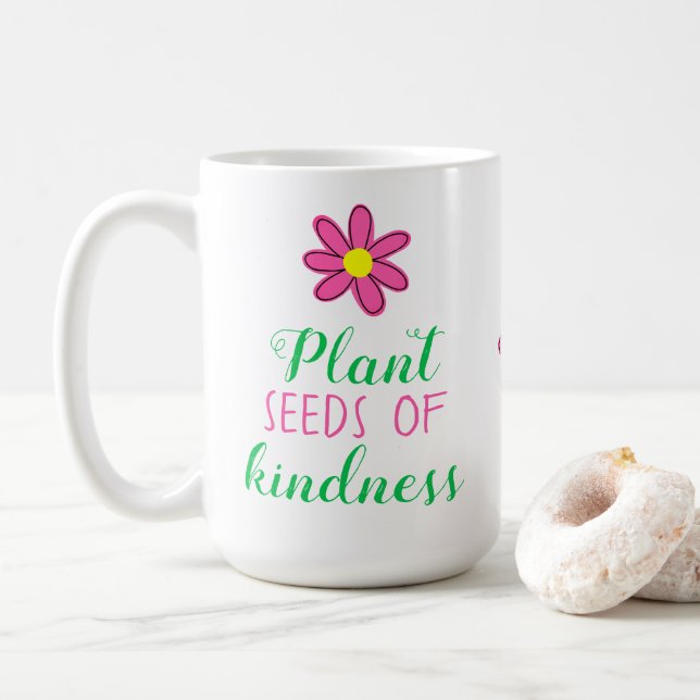 Mug Graines plantes de gentillesse (Avec donut)