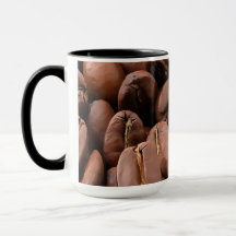 Grains de café torréfiés artistiques