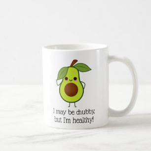 Mug Graisse potelée mais bonne d'avocat drôle