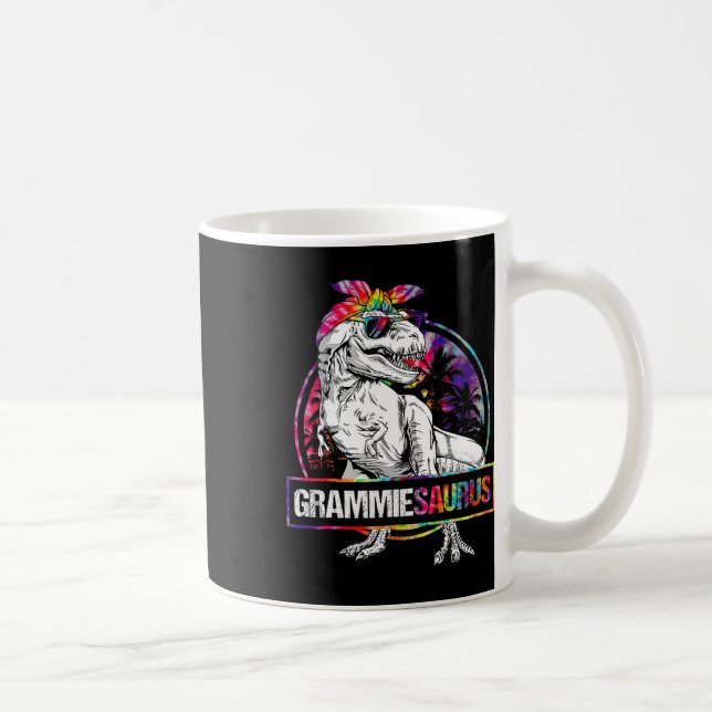 Mug Grammiesaurus Dinosaure Grammie Saurus Cravate Ass (Droite)