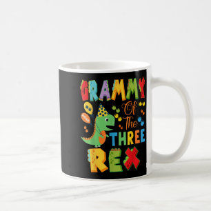 Mug Grammy Des Trois Rex 3ème Anniversaire Dinosaur
