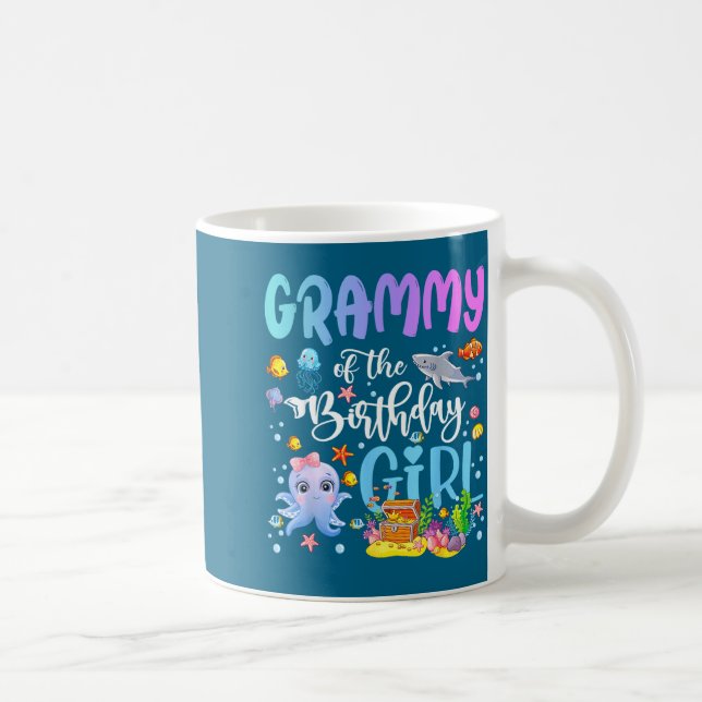 Mug Grammy Of The Birthday Girl Sea Fish Ocean Aquariu (Droite)