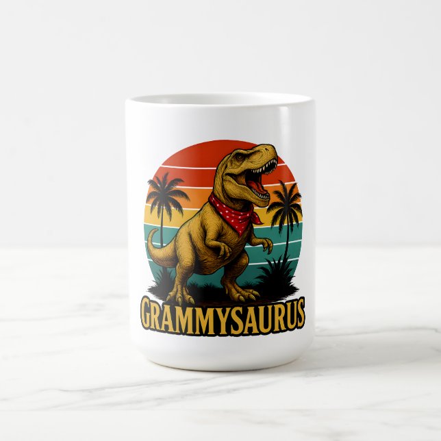 Mug Grammysaurus T Rex Dinosaur Grammy Fête des mères (Centre)