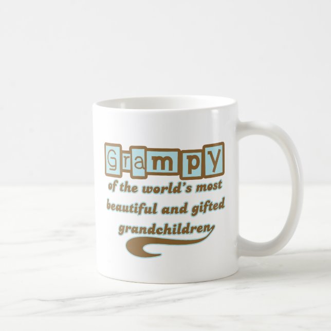 Mug Grampy des petits-enfants doués (Droite)