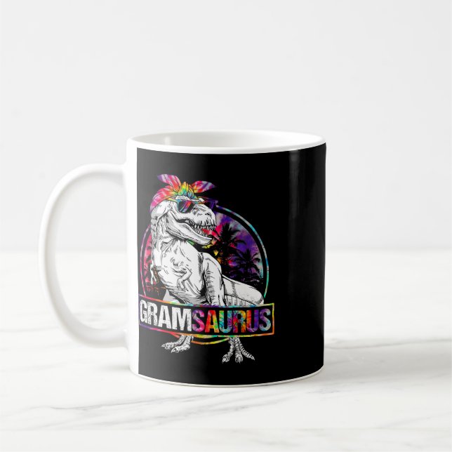 Mug Gramsaurus Dinosaure Gram Saurus Famille T-Shirt A (Gauche)