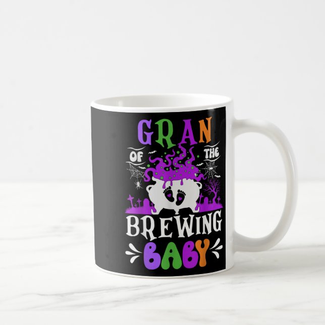 Mug Gran Of The Brewing Baby Grandma To Be Halloween  (Droite)