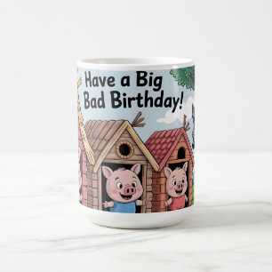 Mug GRAND ANNIVERSAIRE MÉCHANT : Illustration humorist