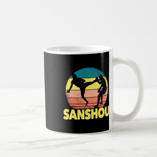 Mug Grand Arts Martiaux de Kickboxing Chinois de Sansh (Droite)