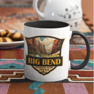 Mug Grand Bend National Park Illustration Insigne Rétr