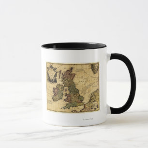 Mug Grand BritainPanoramic MapGreat Grande-Bretagne