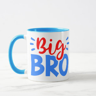 Mug GRAND BRO en rouge et bleu