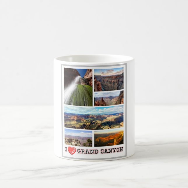 Mug Grand Canyon - I Love - USA - (Centre)