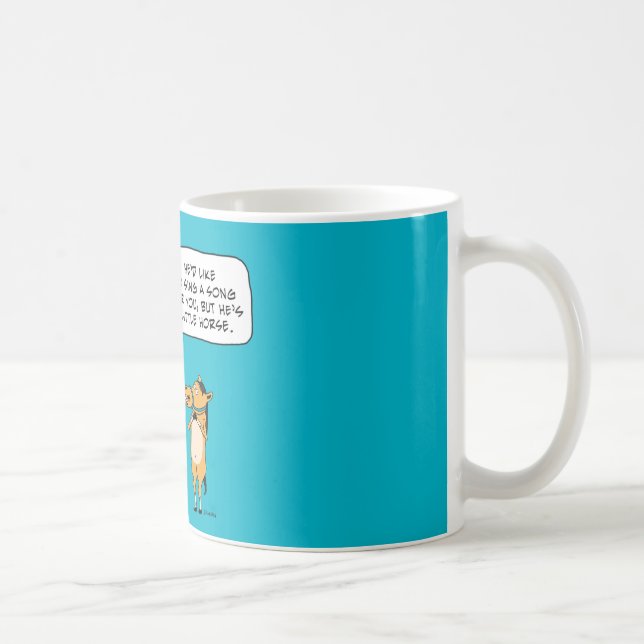 Mug Grand cheval drôle et petit cheval (Droite)
